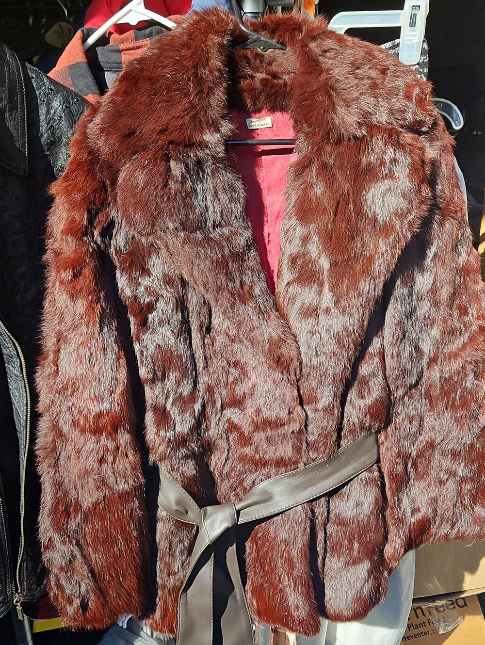 Brown Faux Fur Teddy Jacket